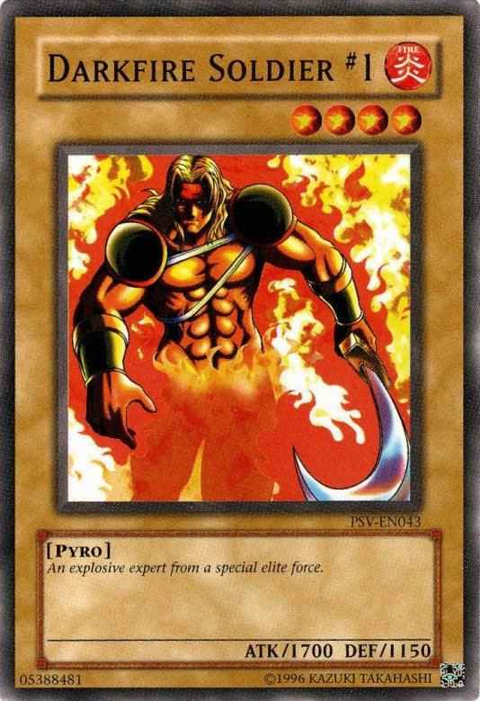 Common, Fire, Normal Monster, Pharaoh's Servant, Pyro, Unlimited Darkfire Soldier #1 [PSV-EN043] Common - Trading Card World