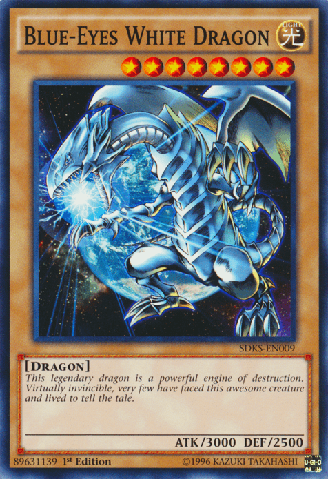 1st Edition, Common, Dragon, Light, Normal Monster, Structure Deck: Seto Kaiba, Unlimited Blue-Eyes White Dragon [SDKS-EN009] Common - Trading Card World