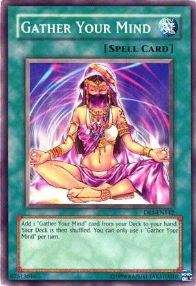 Common, Dark Revelation Volume 1, Normal Spell, Spell, Unlimited Gather Your Mind [DR1-EN142] Common - Trading Card World