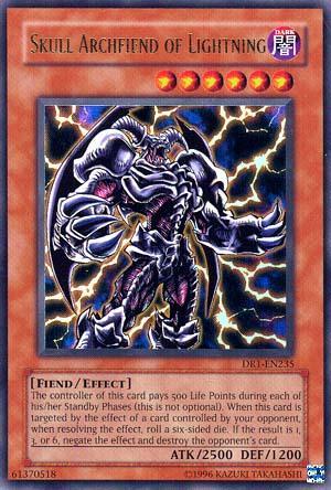 Dark, Dark Revelation Volume 1, Effect Monster, Fiend, Ultra Rare, Unlimited Skull Archfiend of Lightning [DR1-EN235] Ultra Rare - Trading Card World