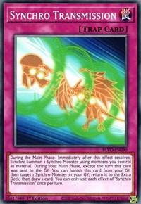 1st Edition, Blazing Vortex, Common, Normal Trap, Trap Synchro Transmission [BLVO-EN090] Common - Trading Card World