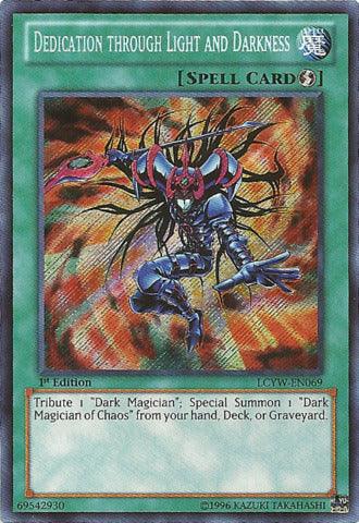 1st Edition, Legendary Collection 3: Yugi's World, Quick Play Spell, Secret Rare, Spell, Unlimited Dedication through Light and Darkness [LCYW-EN069] Secret Rare - Trading Card World