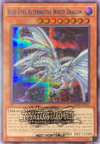 Dragon, Effect Monster, Light, Limited, Remote Duel Promos, Secret Rare Blue-Eyes Alternative White Dragon [SBPR-EN003] Secret Rare - Trading Card World