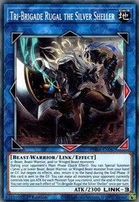 1st Edition, Beast-Warrior, Common, Earth, Link/Effect Monster, Phantom Rage Tri-Brigade Rugal the Silver Sheller [PHRA-EN047] Common - Trading Card World
