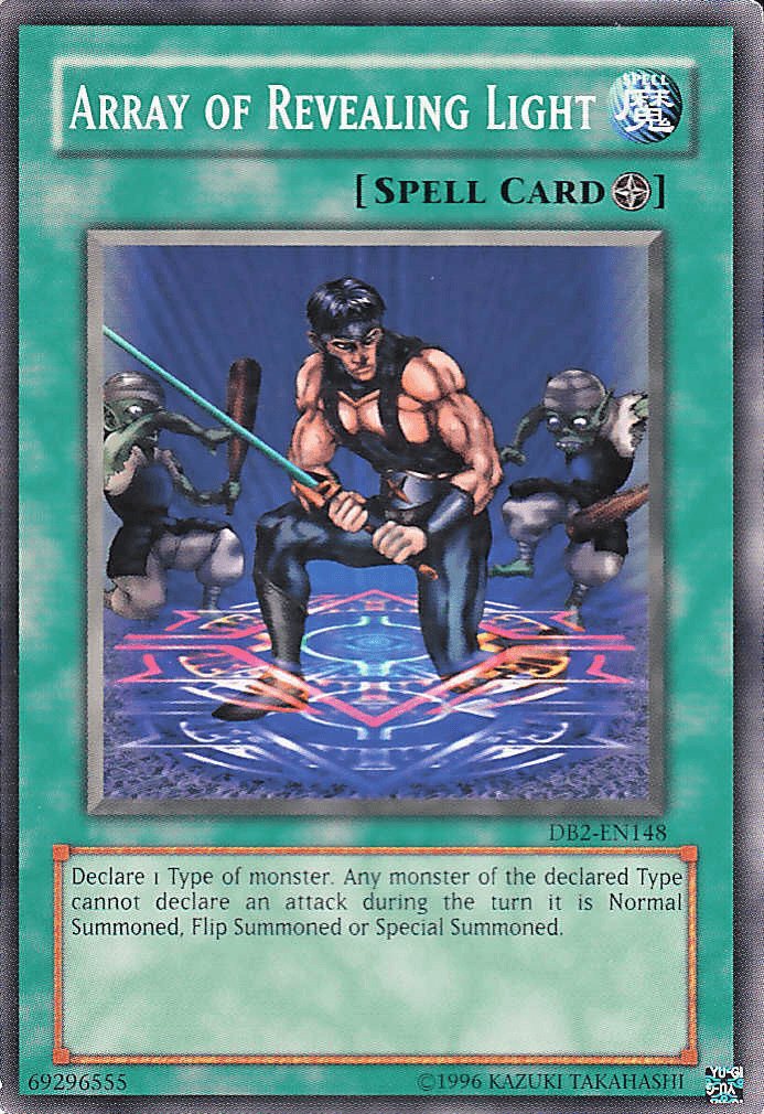 Common, Dark Beginning 2, Normal Spell, Spell, Unlimited Array of Revealing Light [DB2-EN148] Common - Trading Card World