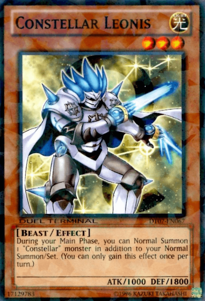 Beast, Common, Duel Terminal 7, Effect Monster, Light, Limited Constellar Leonis [DT07-EN067] Common - Trading Card World