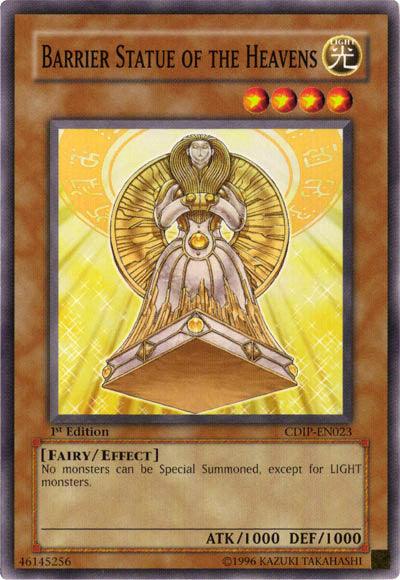 1st Edition, Common, Cyberdark Impact, Effect Monster, Fairy, Light, Unlimited Barrier Statue of the Heavens [CDIP-EN023] Common - Trading Card World
