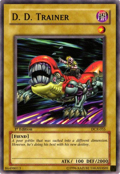 1st Edition, Common, Dark, Dark Crisis, Fiend, Normal Monster, Unlimited D.D. Trainer [DCR-055] Common - Trading Card World