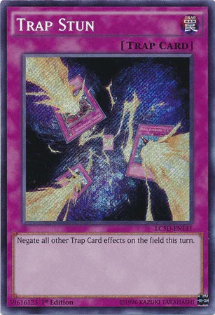 1st Edition, Legendary Collection 5D's, Normal Trap, Secret Rare, Trap Trap Stun [LC5D-EN141] Secret Rare - Trading Card World