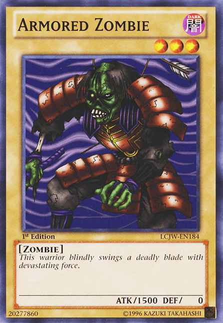 1st Edition, Common, Dark, Legendary Collection 4: Joey's World, Normal Monster, Zombie Armored Zombie [LCJW-EN184] Common - Trading Card World