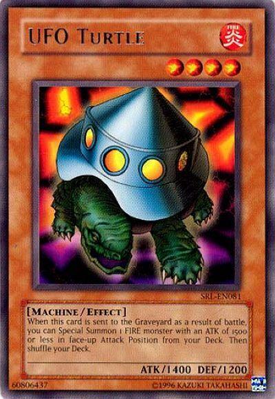 Effect Monster, Fire, Machine, Rare, Spell Ruler, Unlimited UFO Turtle [SRL-EN081] Rare - Trading Card World