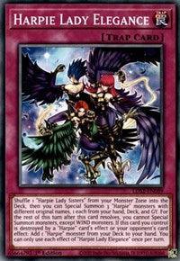 1st Edition, Common, Legendary Duelists: Season 2, Normal Trap, Trap Harpie Lady Elegance [LDS2-EN089] Common - Trading Card World