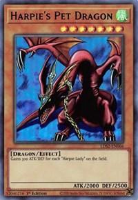 1st Edition, Dragon, Effect Monster, Legendary Duelists: Season 2, Ultra Rare, Wind Harpie's Pet Dragon (Blue) [LDS2-EN066] Ultra Rare - Trading Card World
