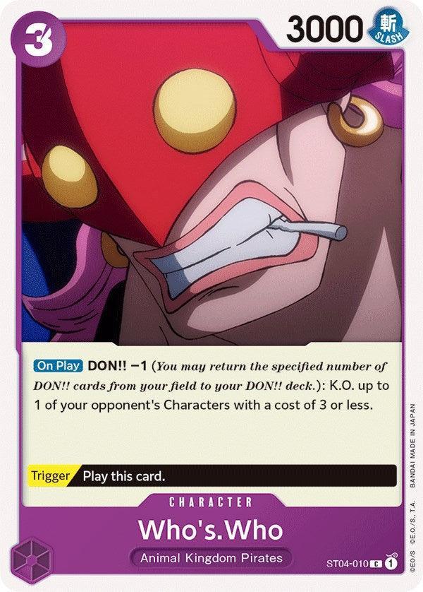 Animal Kingdom Pirates, Character, Common, Smile, Starter Deck: Animal Kingdom Pirates, Starter Decks Who's.Who [Starter Deck: Animal Kingdom Pirates] - Trading Card World
