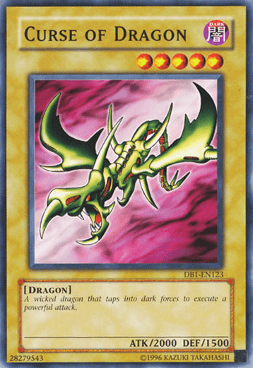 Common, Dark, Dark Beginning 1, Dragon, Normal Monster, Unlimited Curse of Dragon [DB1-EN123] Common - Trading Card World