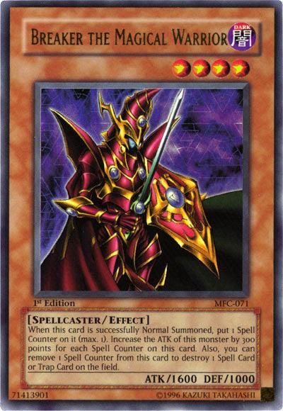 1st Edition, Dark, Effect Monster, Magician's Force, Spellcaster, Ultra Rare, Unlimited Breaker the Magical Warrior [MFC-071] Ultra Rare - Trading Card World