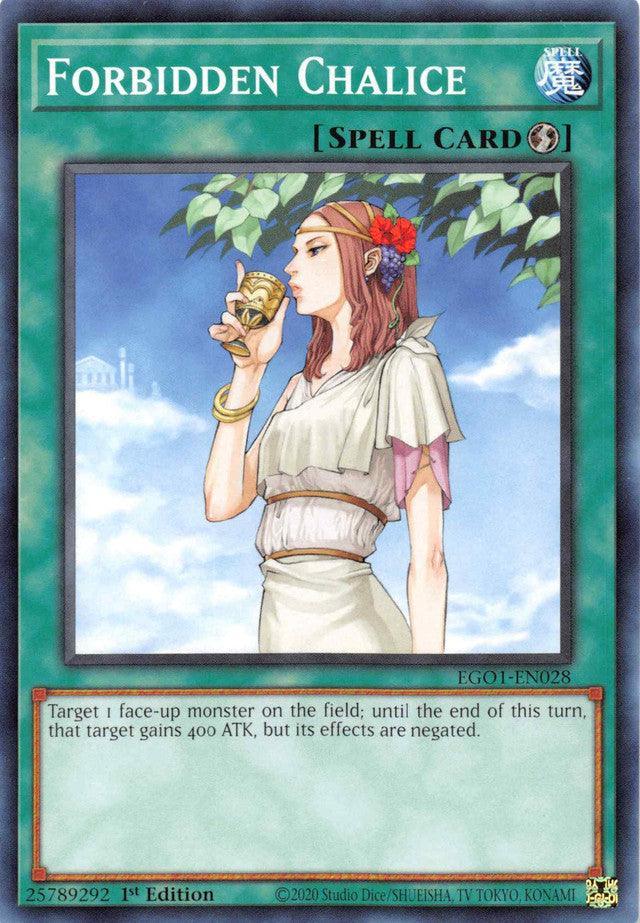 Common, Egyptian God Deck: Obelisk the Tormentor Unlimited, Quick-Play Spell, Spell, Unlimited Forbidden Chalice [EGO1-EN028] Common - Trading Card World
