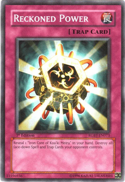 1st Edition, Common, Normal Trap, Raging Battle, Trap, Unlimited Reckoned Power [RGBT-EN073] Common - Trading Card World