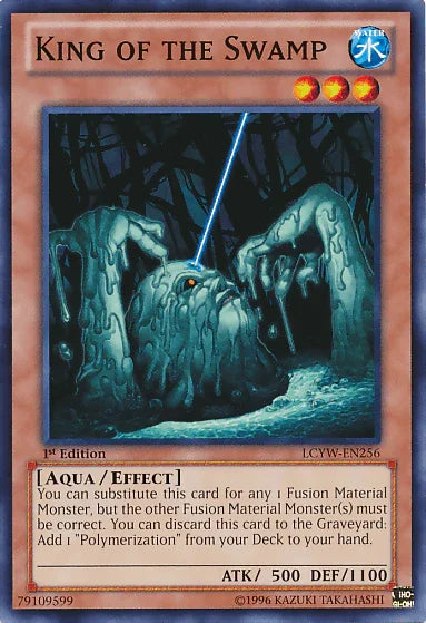 1st Edition, Aqua, Common, Effect Monster, Legendary Collection 3: Yugi's World, Unlimited, Water King of the Swamp [LCYW-EN256] Common - Trading Card World