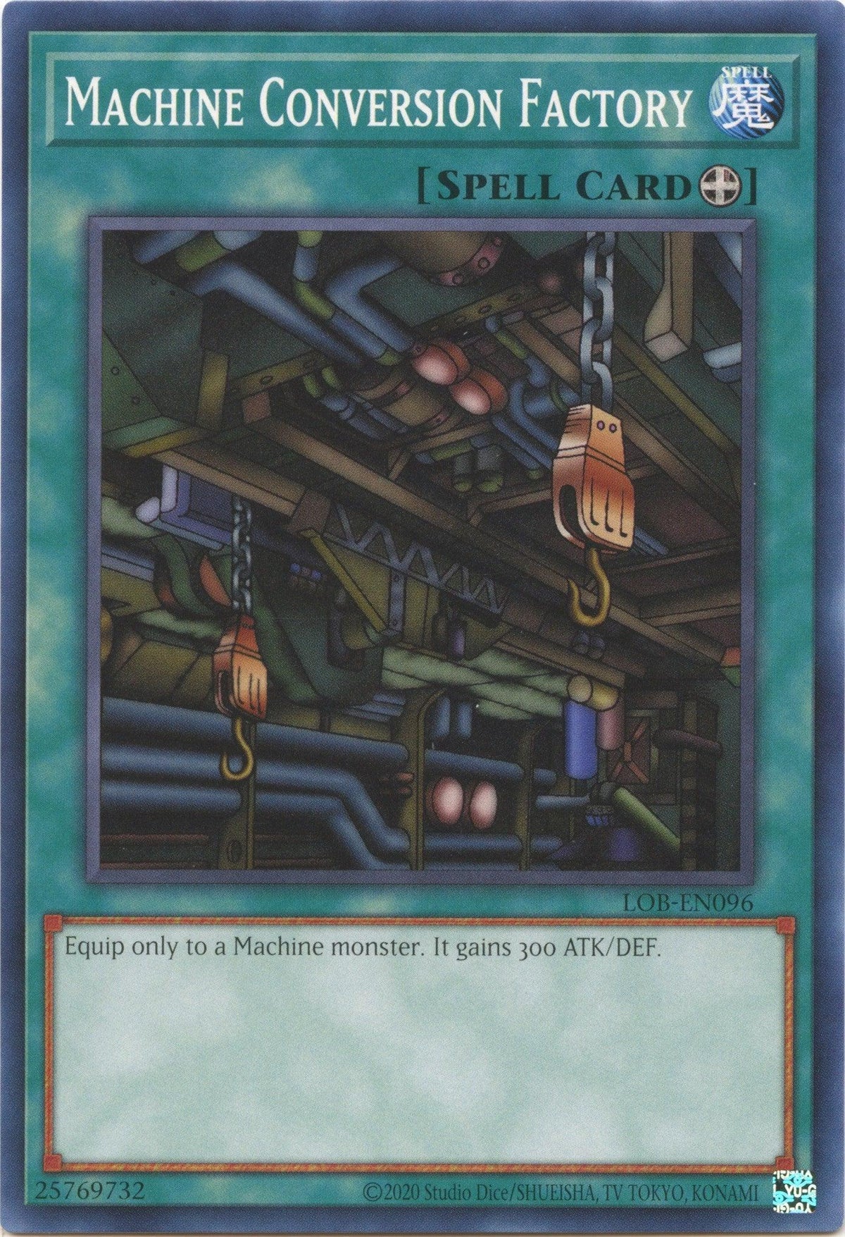 Common, Equip Spell, Legend of Blue Eyes White Dragon (25th Anniversary Edition), Spell, Unlimited Machine Conversion Factory (25th Anniversary) [LOB-EN096] Common - Trading Card World