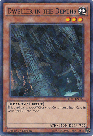 1st Edition, Battle Pack 3: Monster League, Dragon, Earth, Effect Monster, Shatterfoil Rare Dweller in the Depths [BP03-EN029] Shatterfoil Rare - Trading Card World