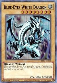 1st Edition, Dragon, Legendary Duelists: Season 2, Light, Normal Monster, Ultra Rare Blue-Eyes White Dragon (Purple) [LDS2-EN001] Ultra Rare - Trading Card World