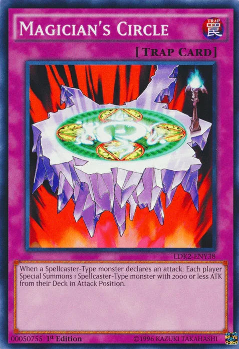 1st Edition, Common, Legendary Decks II, Normal Trap, Trap, Unlimited Magician's Circle [LDK2-ENY38] Common - Trading Card World