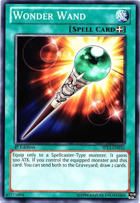 1st Edition, Common, Equip Spell, Spell, Star Pack 2013, Unlimited Wonder Wand [SP13-EN032] Common - Trading Card World