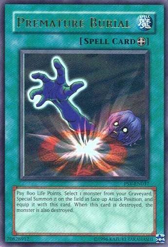 Equip Spell, Pharaoh's Servant, Spell, Ultra Rare, Unlimited Premature Burial [PSV-EN037] Ultra Rare - Trading Card World