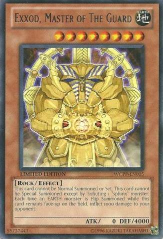 Earth, Effect Monster, Limited, Rare, Rock, World Championship 2010 Card Pack Exxod, Master of The Guard [WCPP-EN015] Rare - Trading Card World
