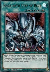 1st Edition, Legendary Duelists: Season 2, Quick-Play Spell, Spell, Ultra Rare Rage with Eyes of Blue [LDS2-EN029] Ultra Rare - Trading Card World