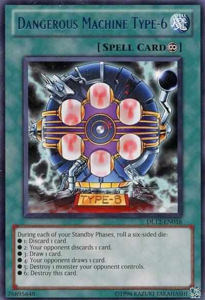 Continuous Spell, Duelist League Promo, Rare, Spell, Unlimited Dangerous Machine Type-6 (Blue) [DL12-EN016] Rare - Trading Card World