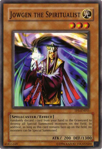 Common, Effect Monster, Light, Spellcaster, Tournament Pack 5, Unlimited Jowgen the Spiritualist [TP5-EN011] Common - Trading Card World