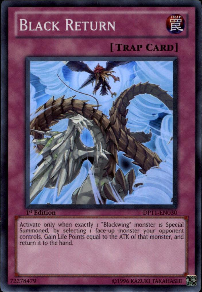 1st Edition, Duelist Pack 11: Crow, Normal Trap, Super Rare, Trap Black Return [DP11-EN030] Super Rare - Trading Card World