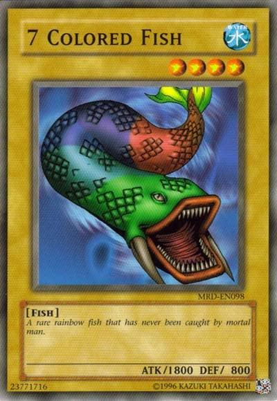 Common, Fish, Metal Raiders, Normal Monster, Unlimited, Water 7 Colored Fish [MRD-EN098] Common - Trading Card World