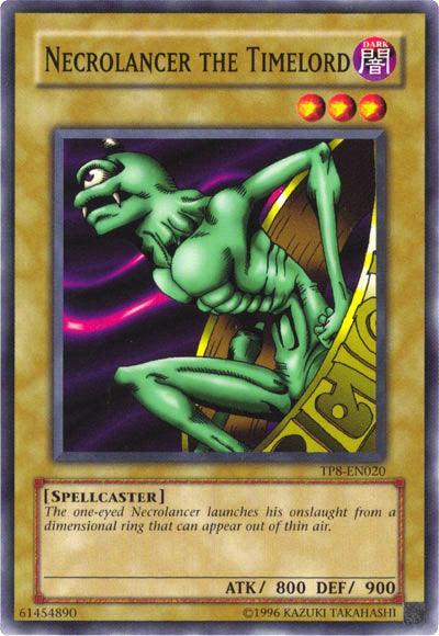 Common, Dark, Normal Monster, Spellcaster, Tournament Pack 8, Unlimited Necrolancer the Timelord [TP8-EN020] Common - Trading Card World