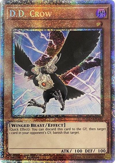 1st Edition, Dark, Effect Monster, Rise of the Duelist, Starlight Rare, Winged Beast D.D. Crow [ROTD-EN100] Starlight Rare - Trading Card World
