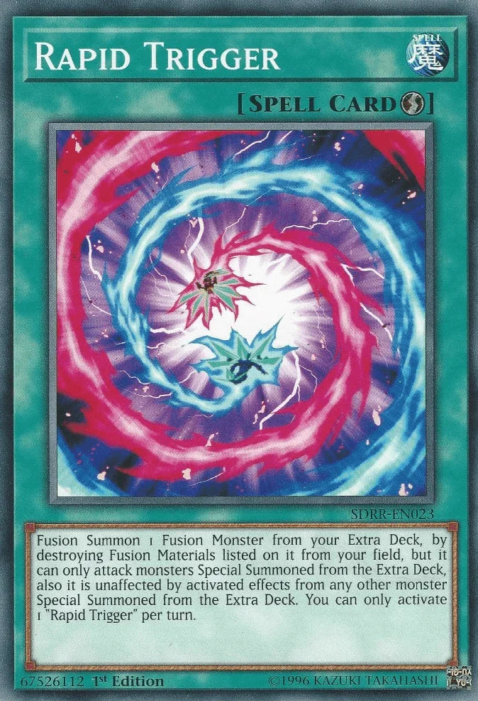 1st Edition, Common, Quick Play Spell, Spell, Structure Deck: Rokket Revolt Rapid Trigger [SDRR-EN023] Common - Trading Card World
