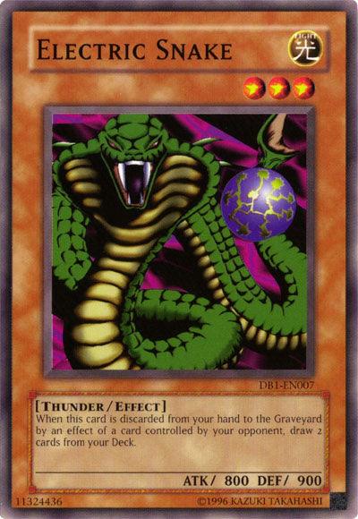 Common, Dark Beginning 1, Effect Monster, Light, Thunder, Unlimited Electric Snake [DB1-EN007] Common - Trading Card World