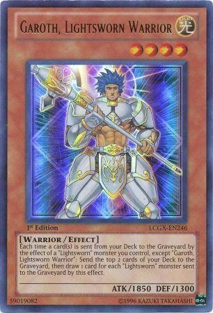 1st Edition, Effect Monster, Legendary Collection 2, Light, Ultra Rare, Unlimited, Warrior Garoth, Lightsworn Warrior [LCGX-EN246] Ultra Rare - Trading Card World