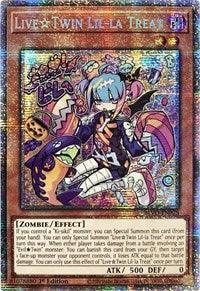 1st Edition, Blazing Vortex, Dark, Effect Monster, Starlight Rare, Zombie Live Twin Lil-la Treat (Starlight Rare) [BLVO-EN028] Starlight Rare - Trading Card World