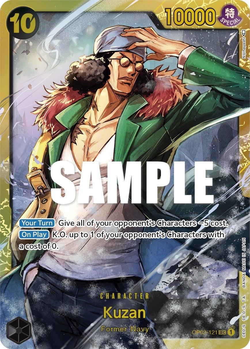Character, Former Navy, Paramount War, Secret Rare Kuzan [Paramount War] - Trading Card World
