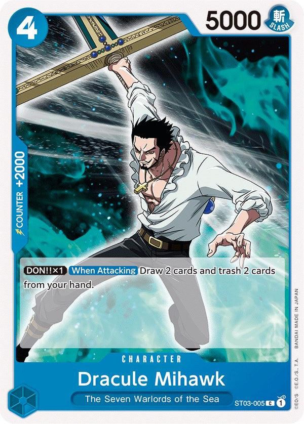 Character, Common, Starter Deck: The Seven Warlords of The Sea, Starter Decks, The Seven Warlords of the Sea Dracule Mihawk [Starter Deck: The Seven Warlords of The Sea] - Trading Card World
