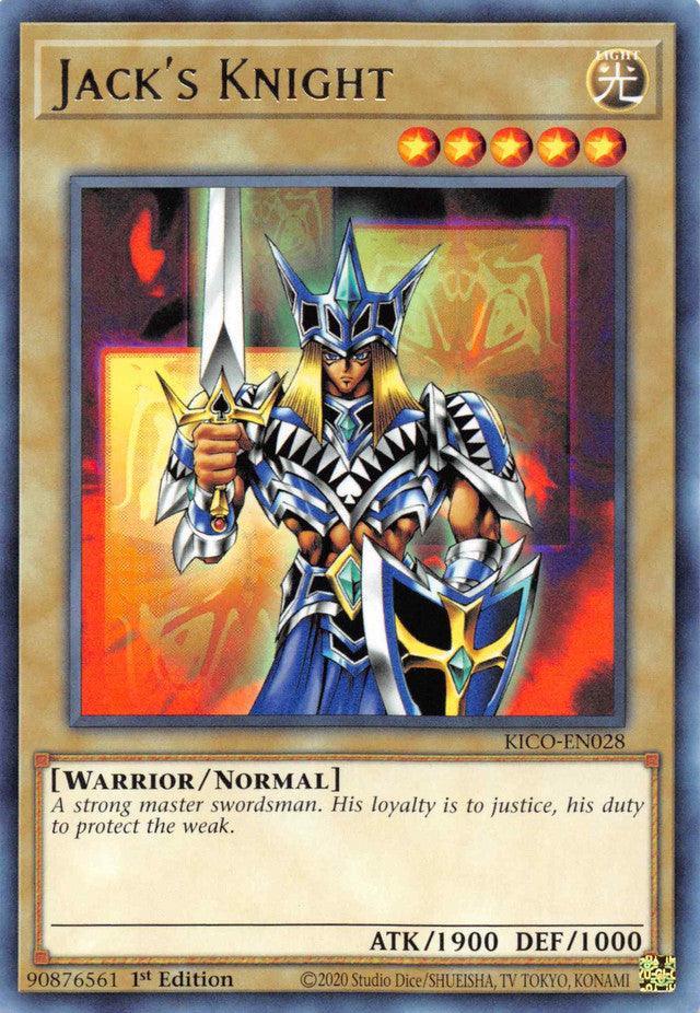 1st Edition, King's Court, Light, Normal Monster, Rare, Warrior Jack's Knight [KICO-EN028] Rare - Trading Card World