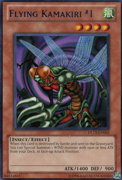 Duelist League Promo, Effect Monster, Insect, Rare, Unlimited, Wind Flying Kamakiri 1 (Blue) [DL13-EN003] Rare - Trading Card World