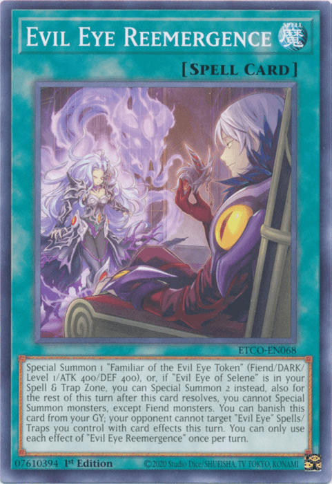 1st Edition, Common, Eternity Code, Normal Spell, Spell Evil Eye Reemergence [ETCO-EN068] Common - Trading Card World