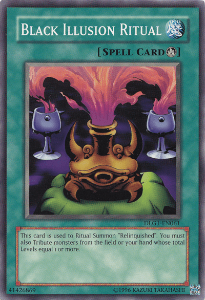 Common, Dark Legends, Ritual Spell, Spell, Unlimited Black Illusion Ritual [DLG1-EN061] Common - Trading Card World