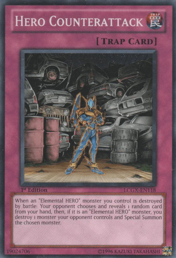 1st Edition, Common, Legendary Collection 2, Normal Trap, Trap, Unlimited Hero Counterattack [LCGX-EN118] Common - Trading Card World