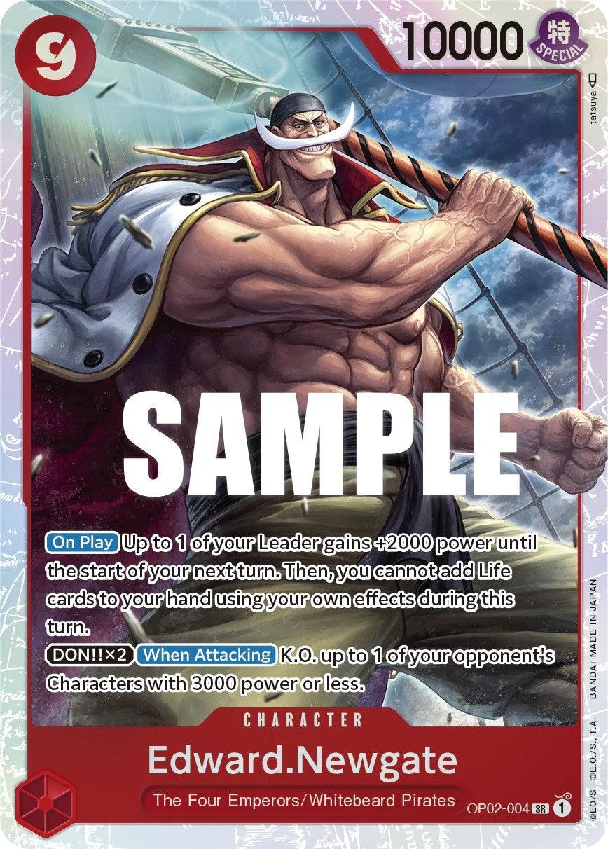 Character, Paramount War, Super Rare, The Four Emperors, Whitebeard Pirates Edward.Newgate [Paramount War] - Trading Card World