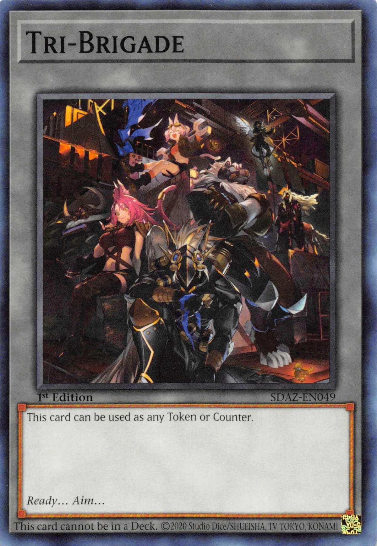1st Edition, Common, Counter, Structure Deck: Albaz Strike Tri-Brigade [SDAZ-EN049] Common - Trading Card World
